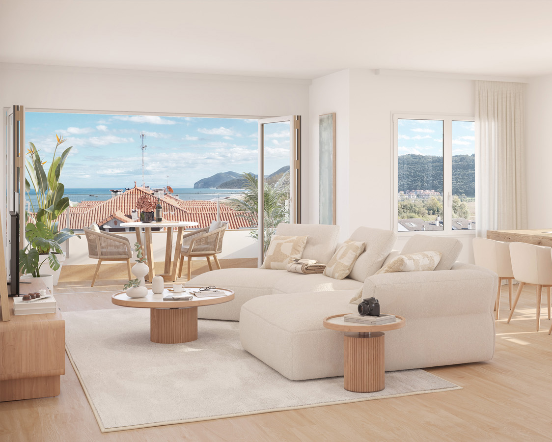 Render fotorrealista de arquitectura
